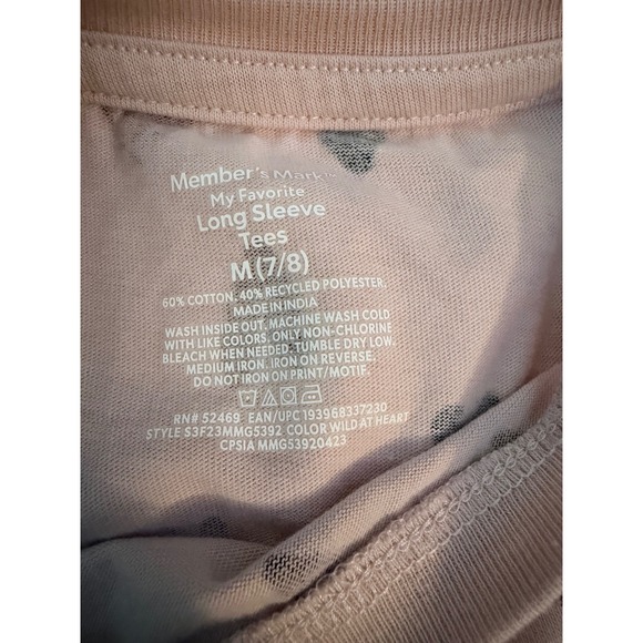 Kids Long Sleeve T Shirts Lot 3 Rainbow Stars Hearts Graphic Tops - Picture 7 of 9